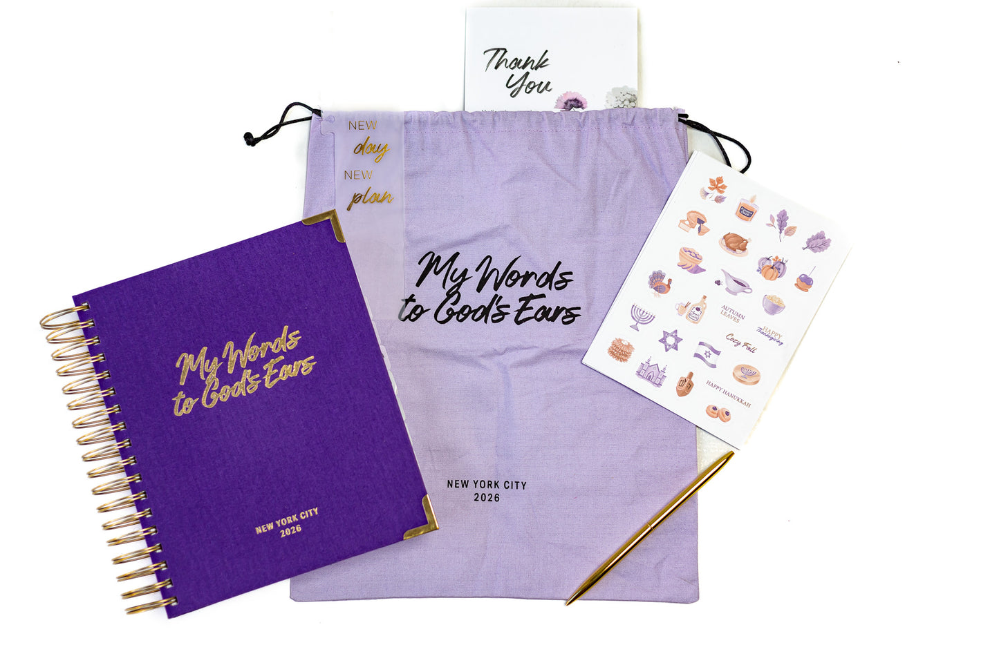 My Words to God's Ears Spiral Planner Set